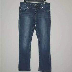 Maurices Women's Dark Wash Bootcut Denim Blue Jeans Size 9/10 Regular